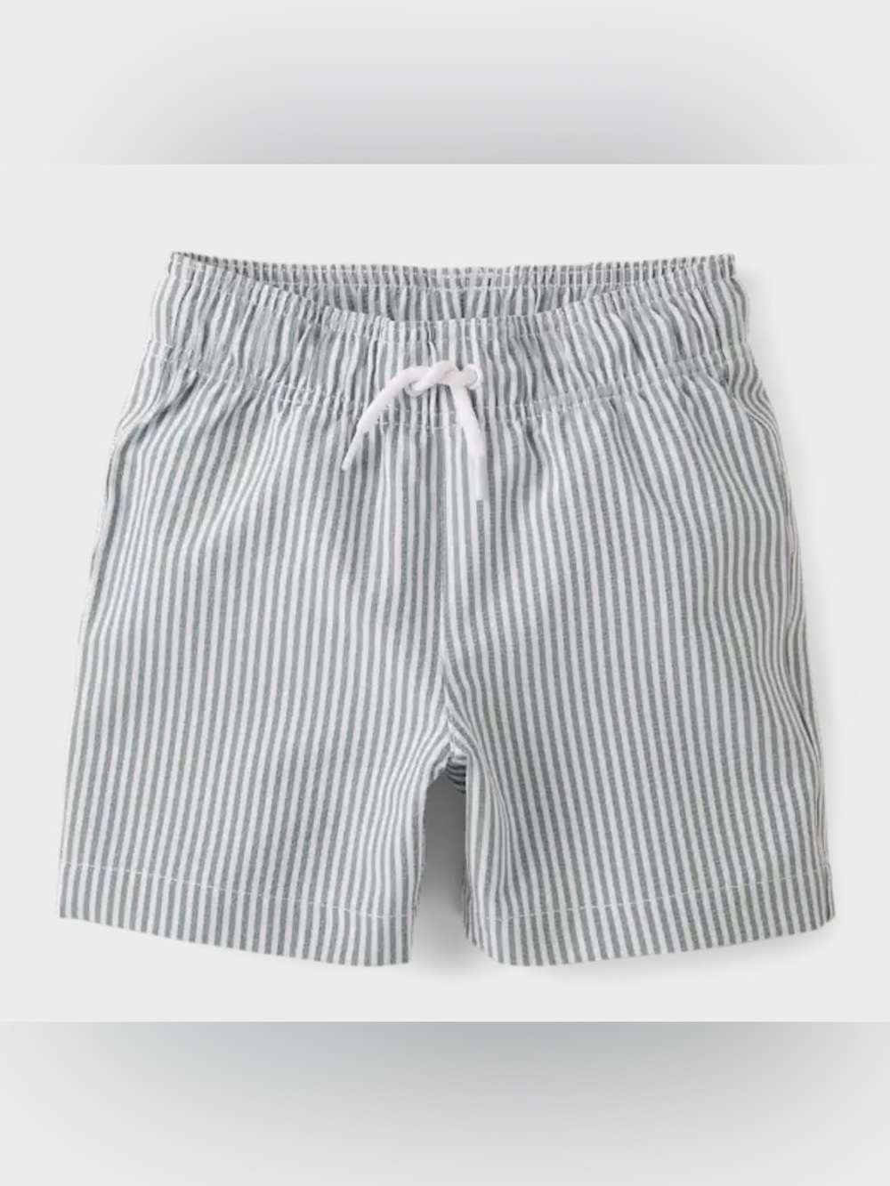 Boys Striped Seersucker Swim Trunks/Shorts
